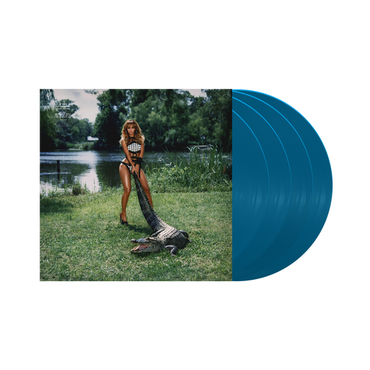 B'DAY 20th Anniversary Deluxe Edition vinyl sleeve shown with its two blue vinyl records
